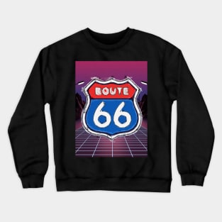 Route 66 pop art Crewneck Sweatshirt